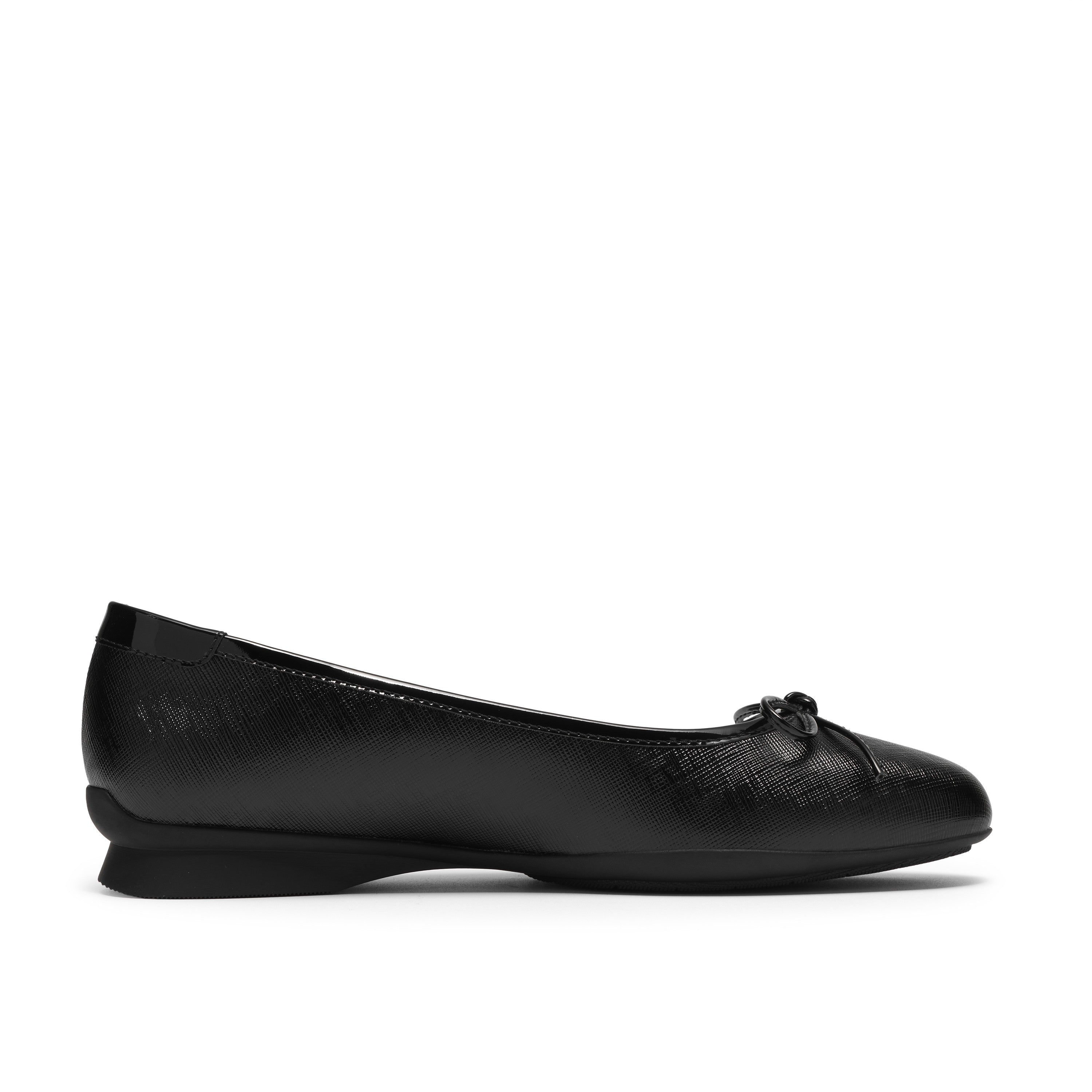 Clarks Women Black Jazmynn Bow Shoes