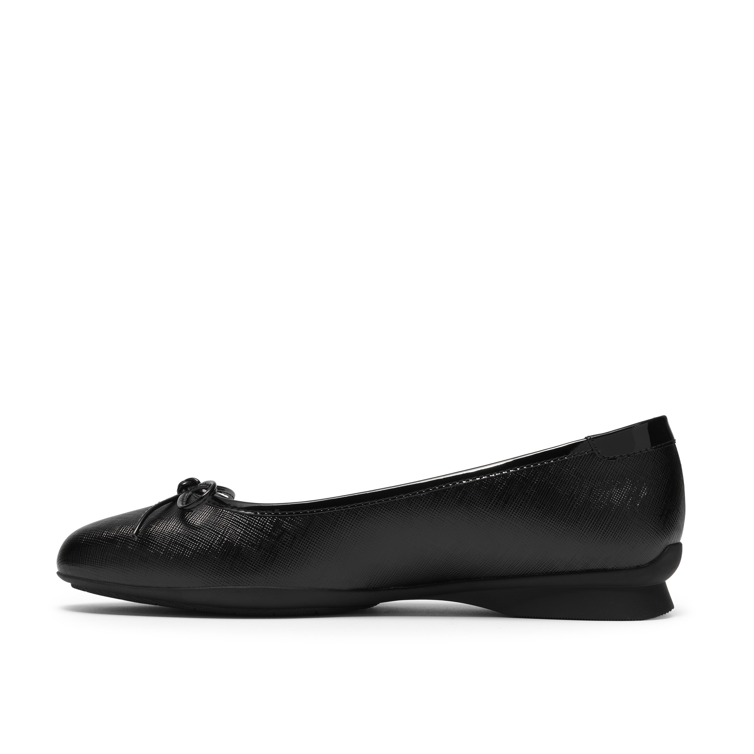 Clarks Women Black Jazmynn Bow Shoes
