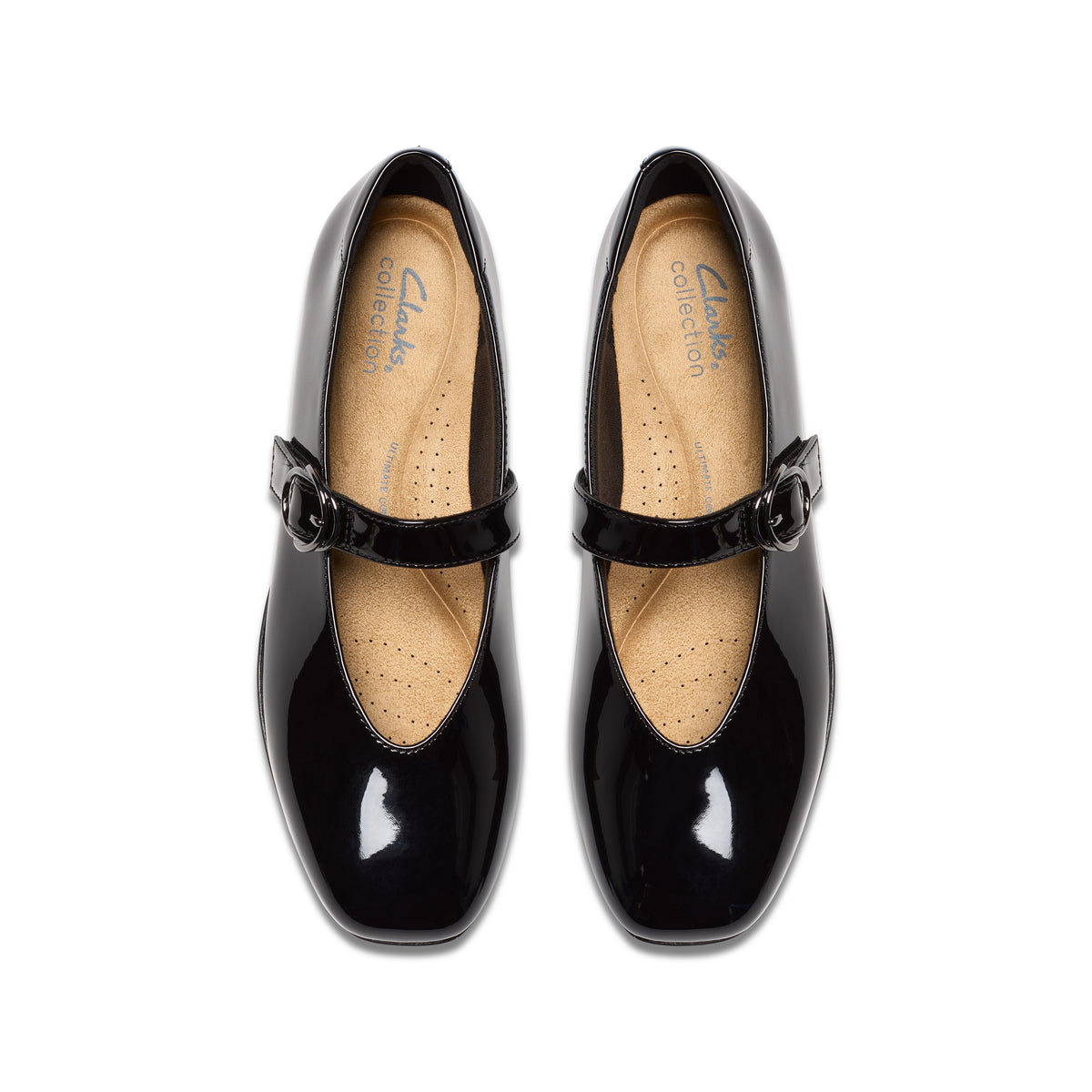 Clarks Women Black Pat Jazmynn Iris Shoes