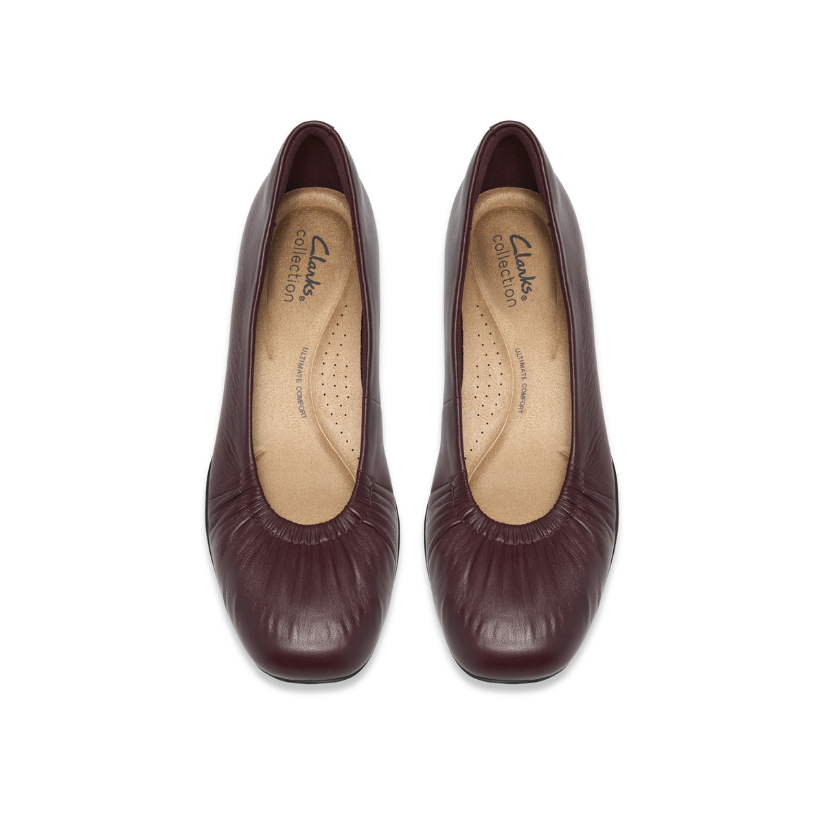 Clarks Women Burgundy Jazmynn Lo Shoes
