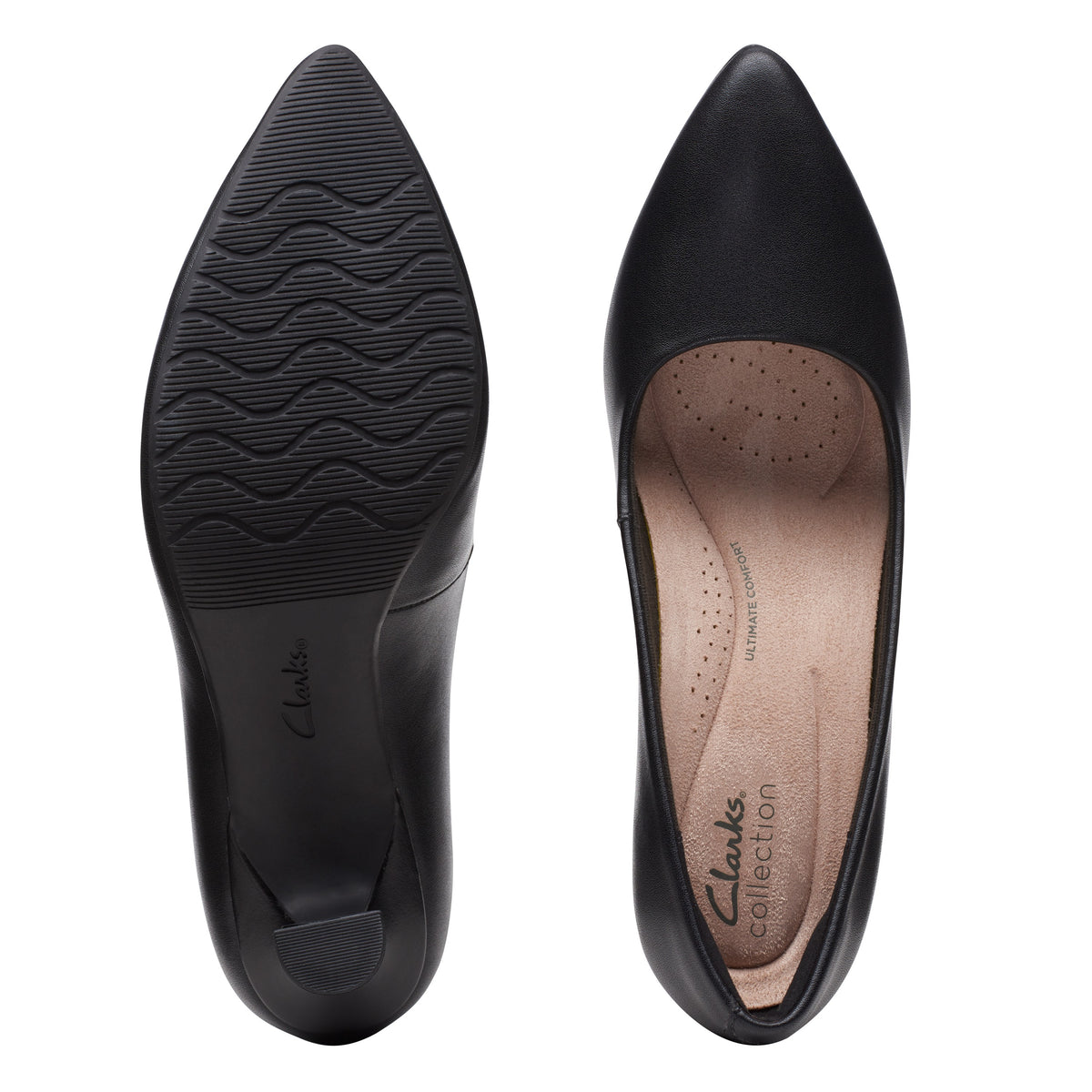 Clarks Women Black Kataleyna Gem Shoes