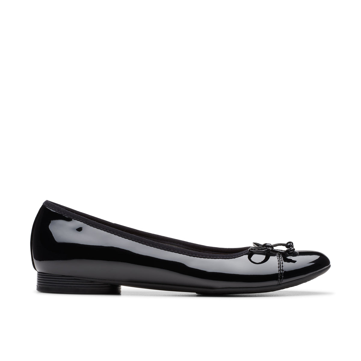 Clarks Women Black Pat Loreleigh Rae Shoes - Black / 3