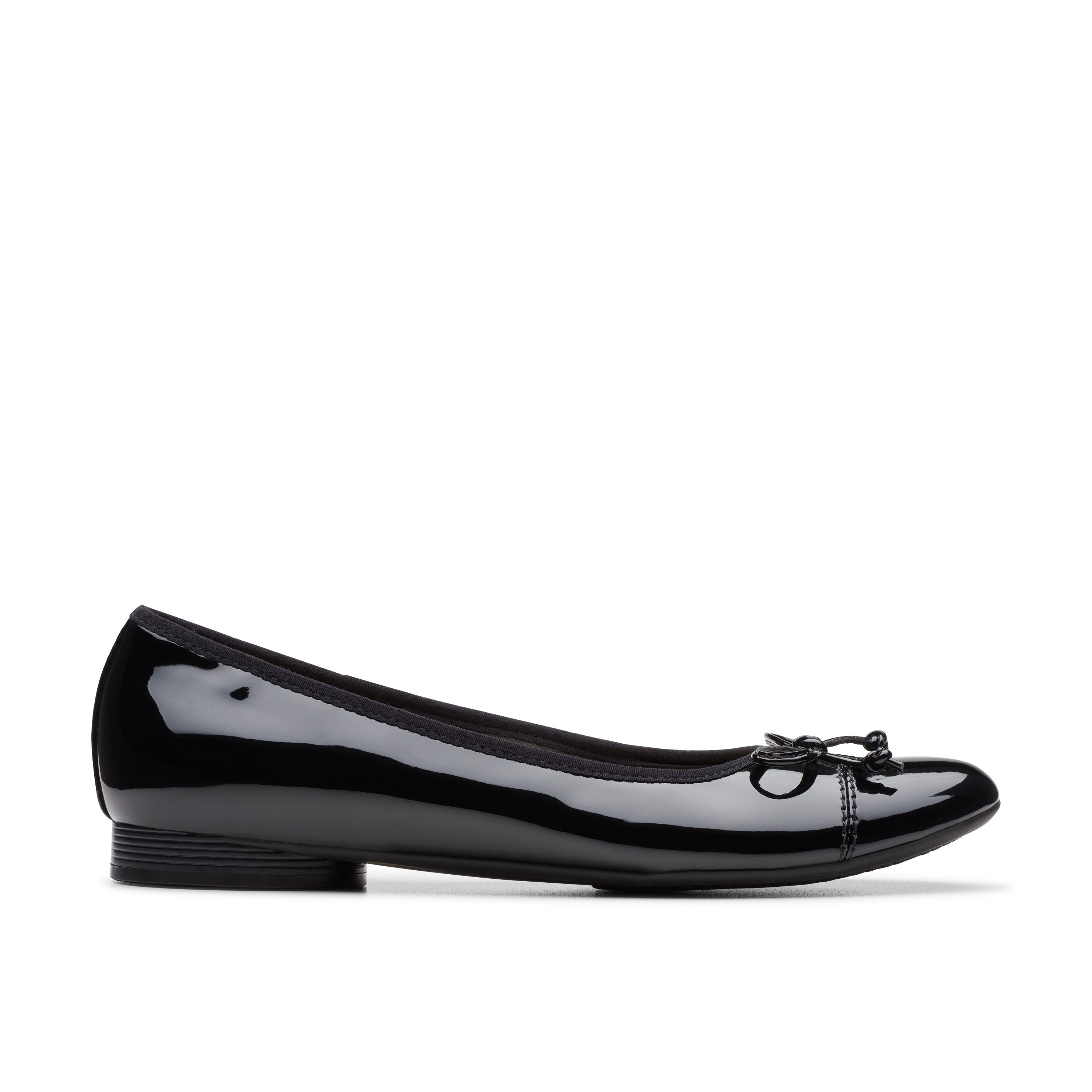 Clarks Women Black Pat Loreleigh Rae Shoes