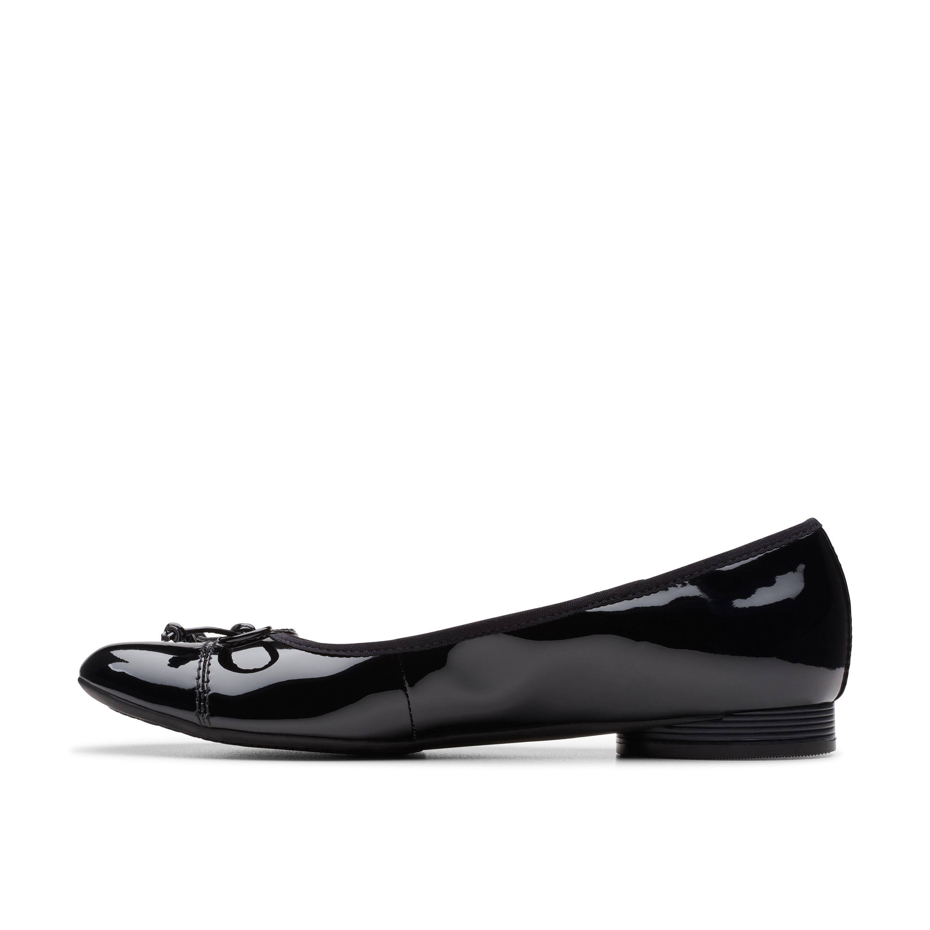 Clarks Women Black Pat Loreleigh Rae Shoes