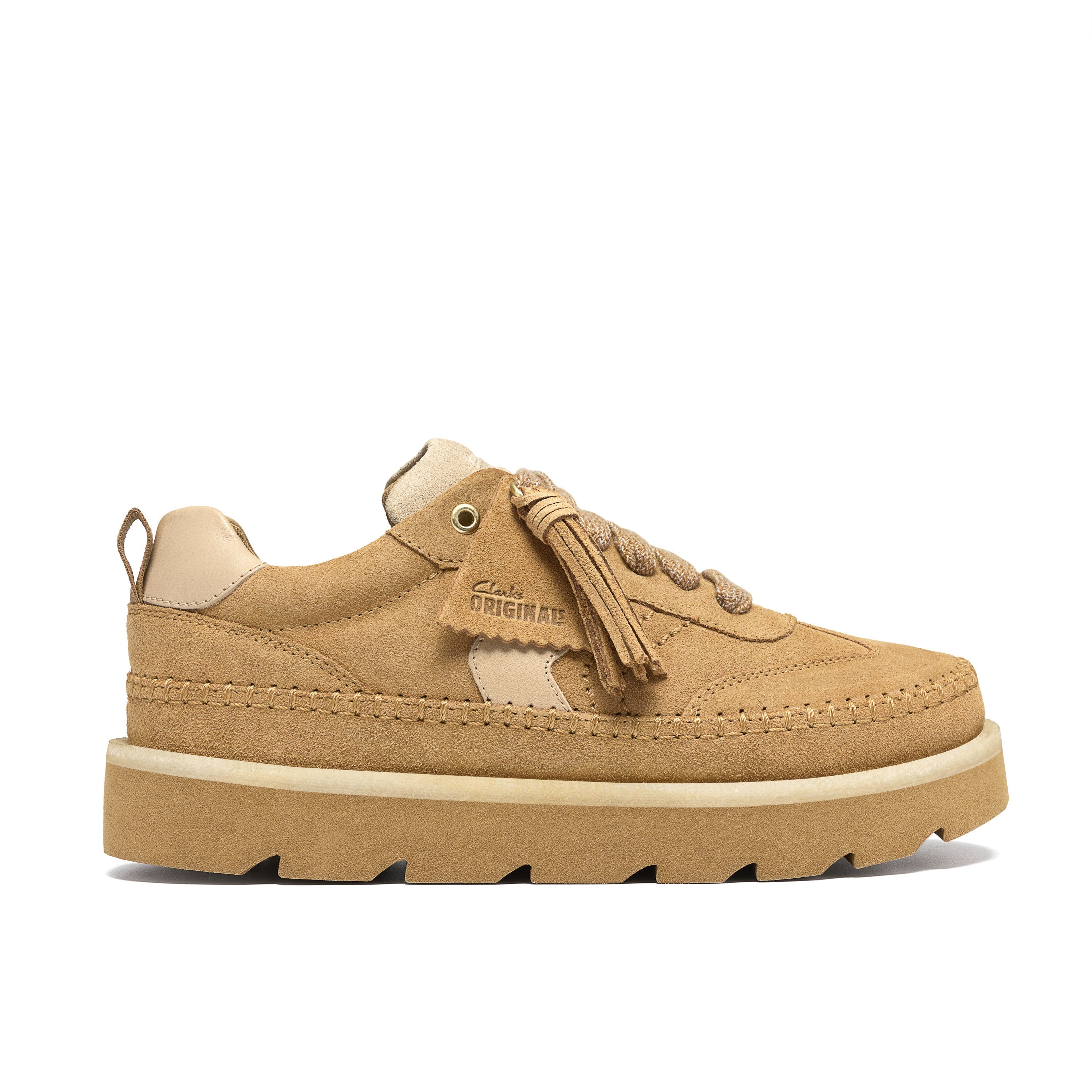 Clarks Women Tan Meare Eve Shoes