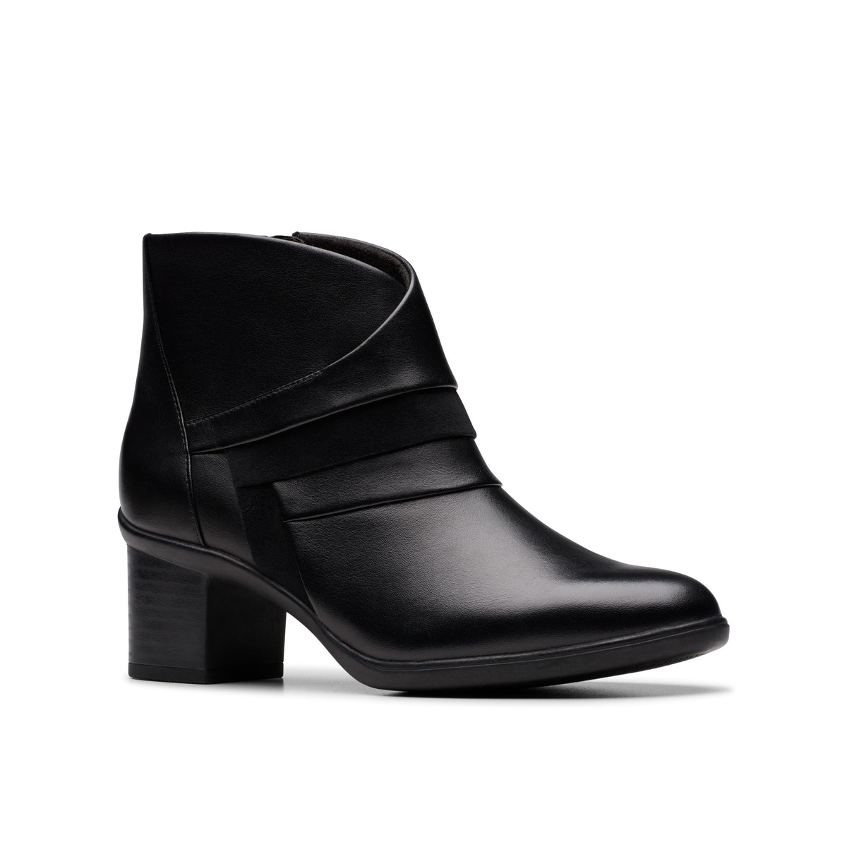 Clarks Women Black Shaya Sky Boots