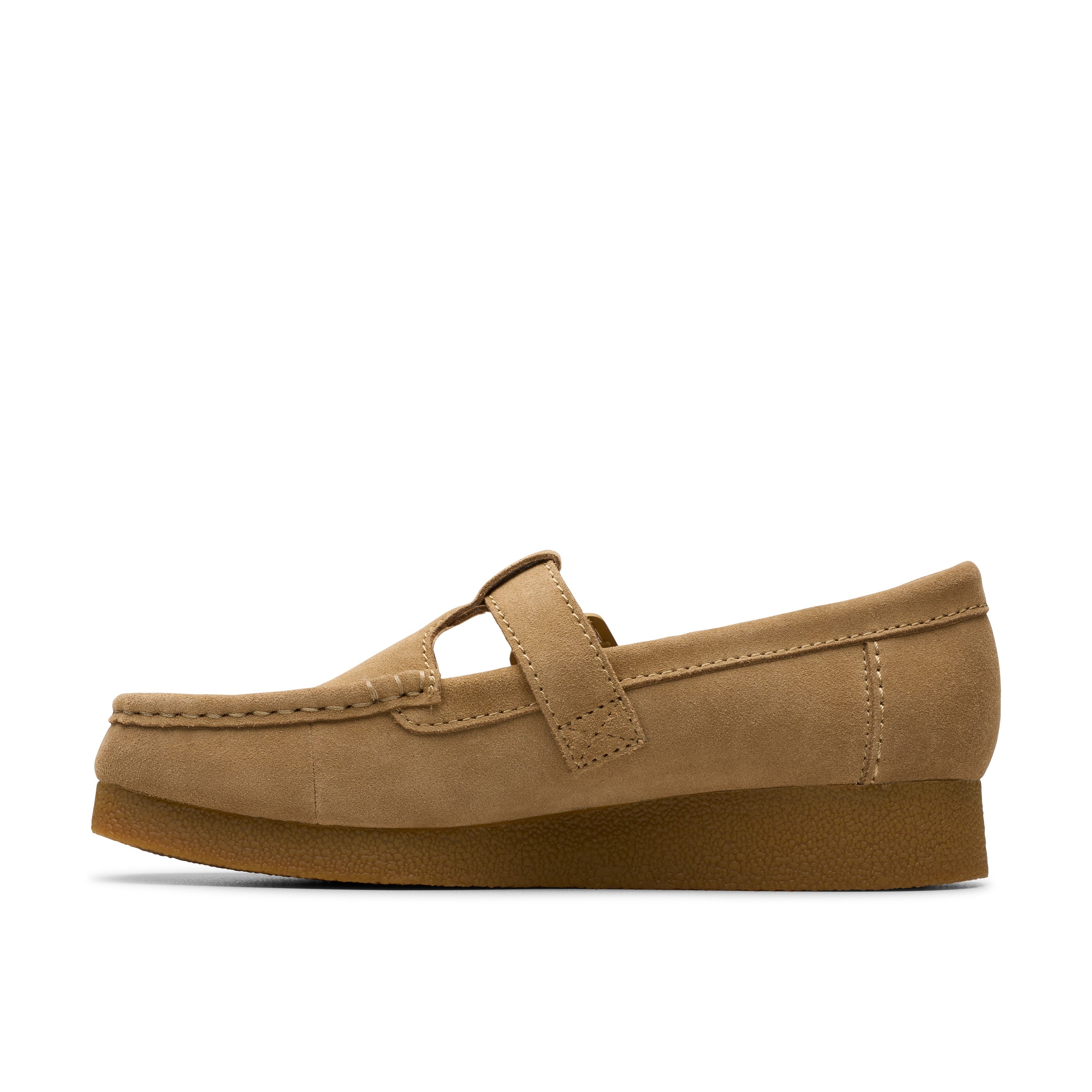Clarks Women Dark Beige Wallabeeevobar Shoes
