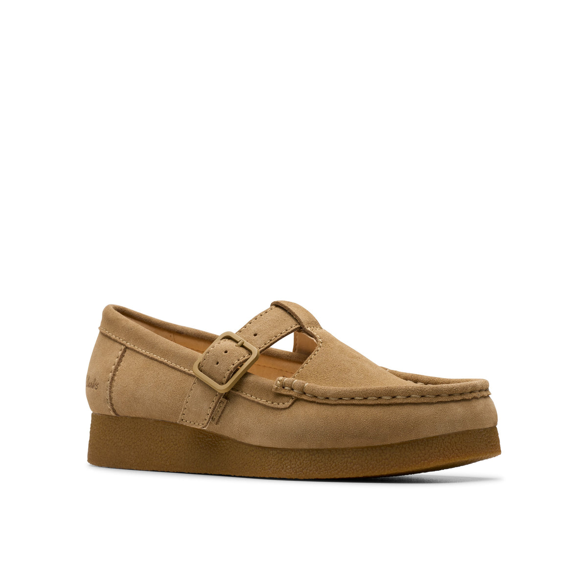 Clarks Women Dark Beige Wallabeeevobar Shoes