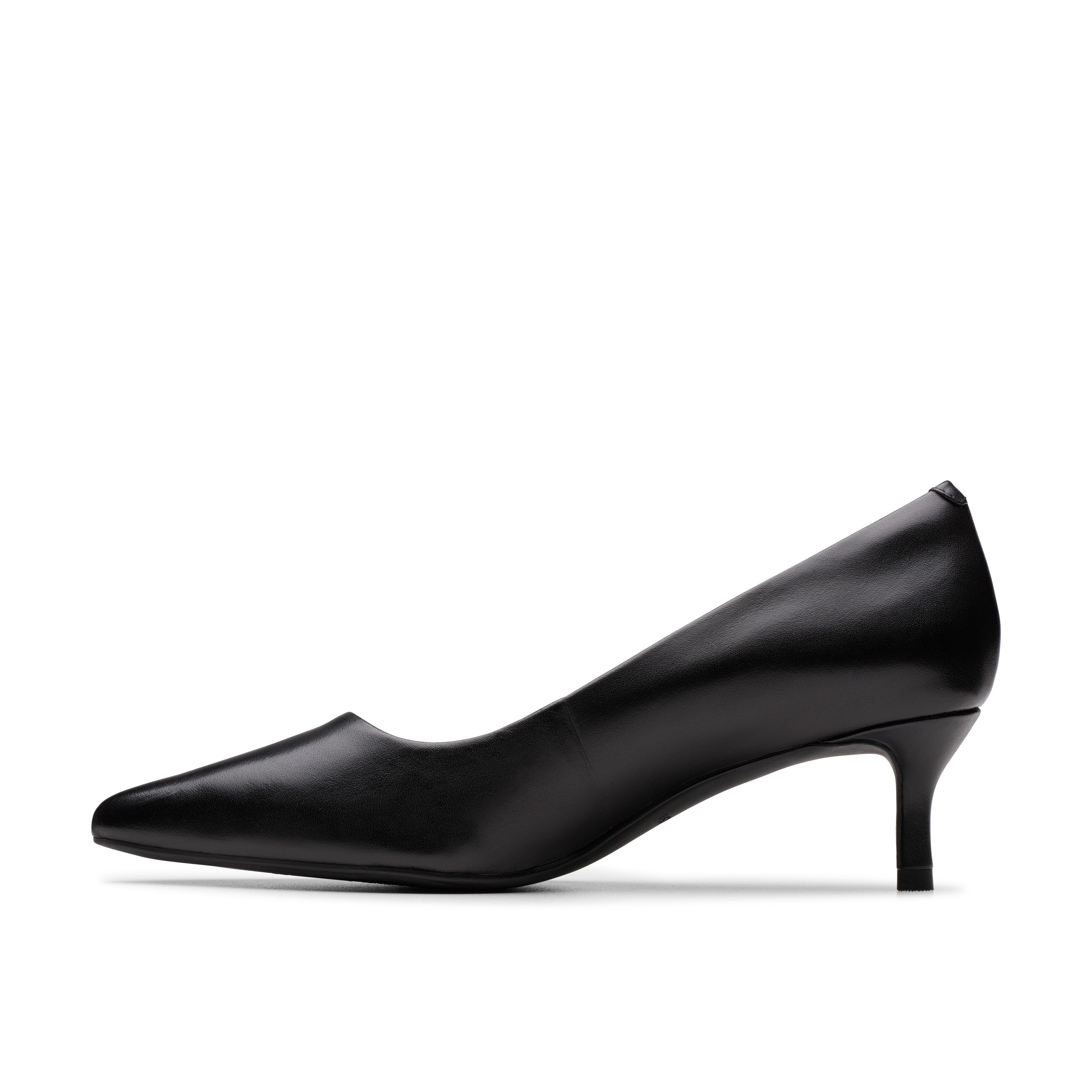 Clarks Women Black Zarey Court Shoes