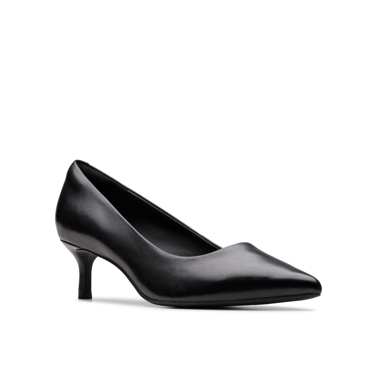 Clarks Women Black Zarey Court Shoes