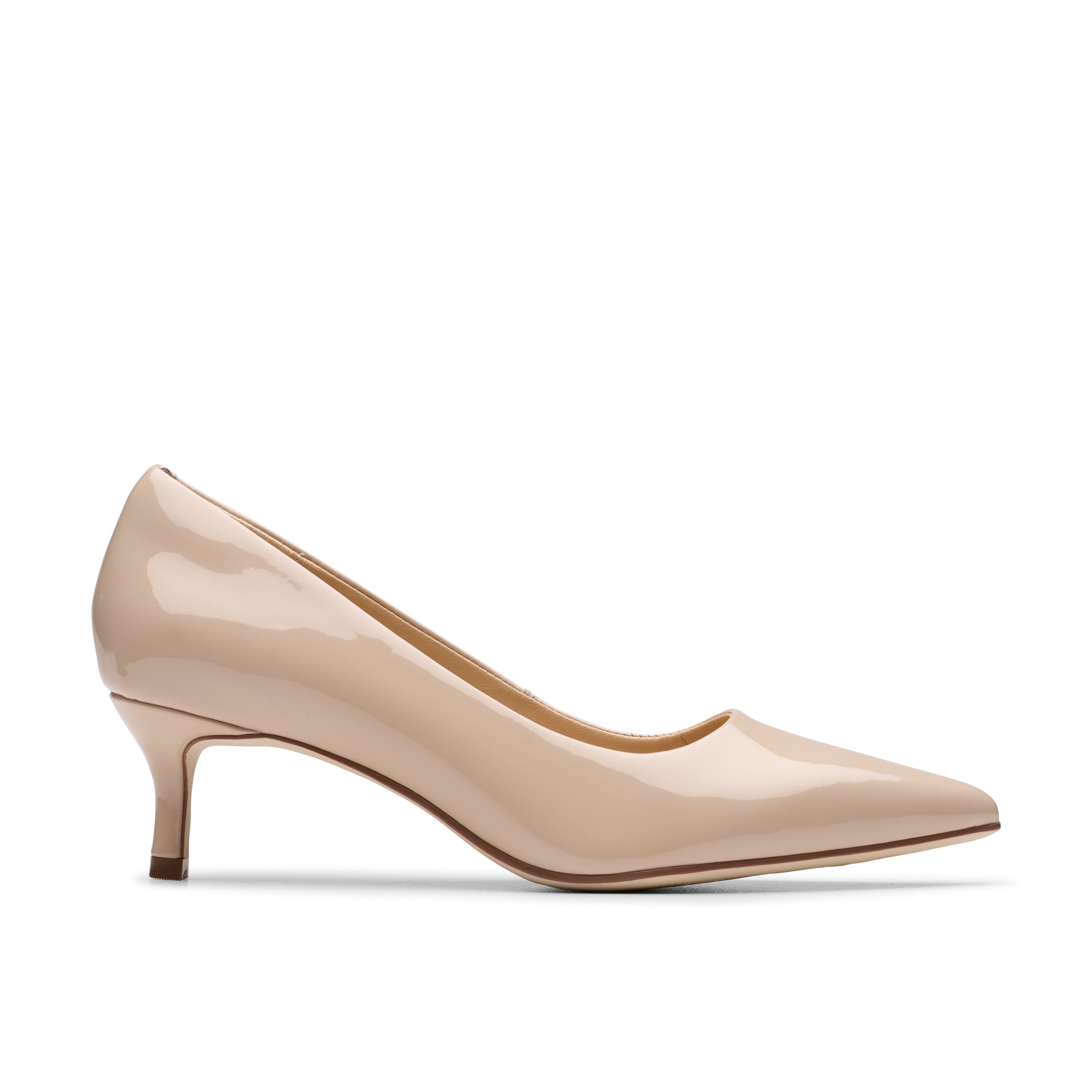 Clarks Women Beige Zarey Court Shoes