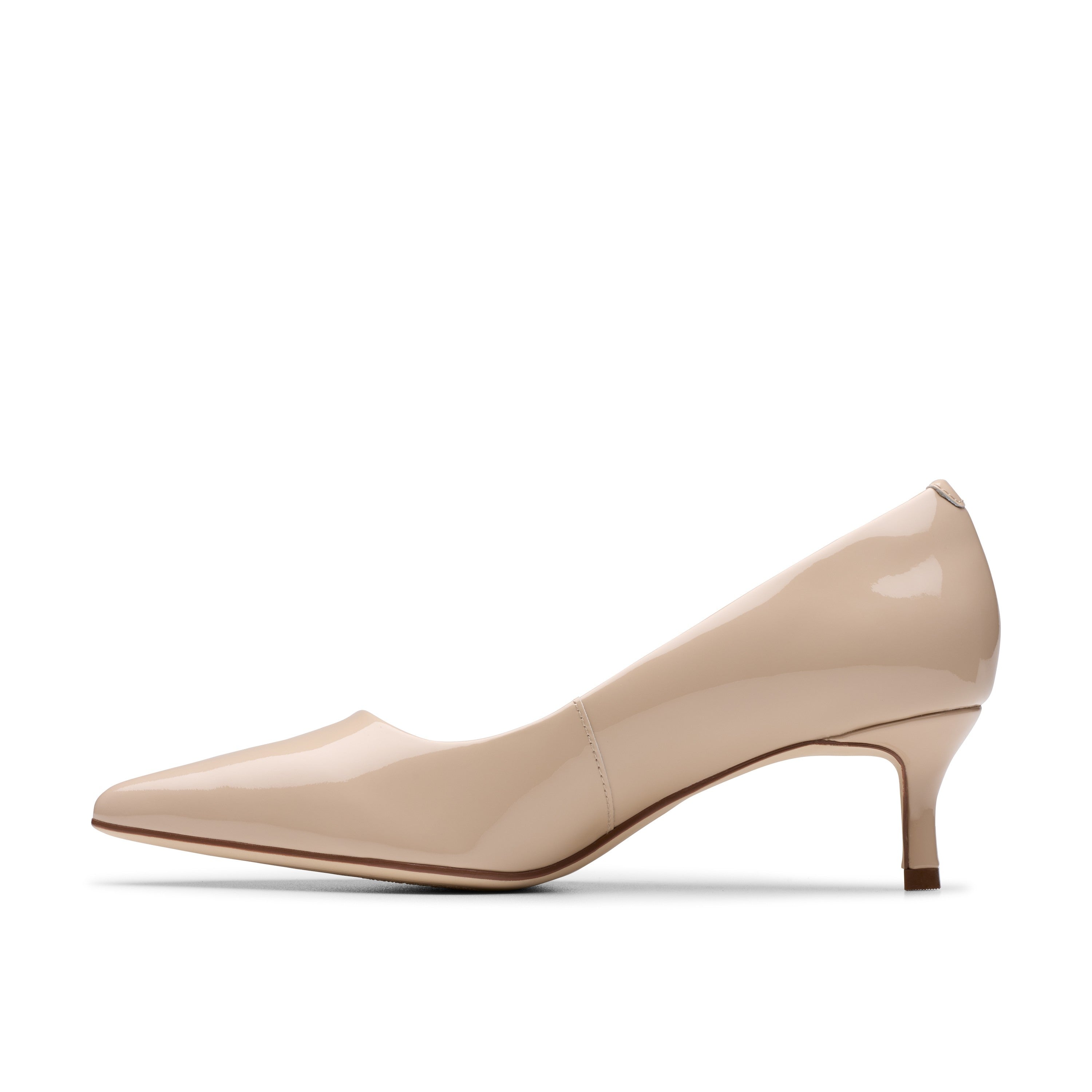 Clarks Women Beige Zarey Court Shoes