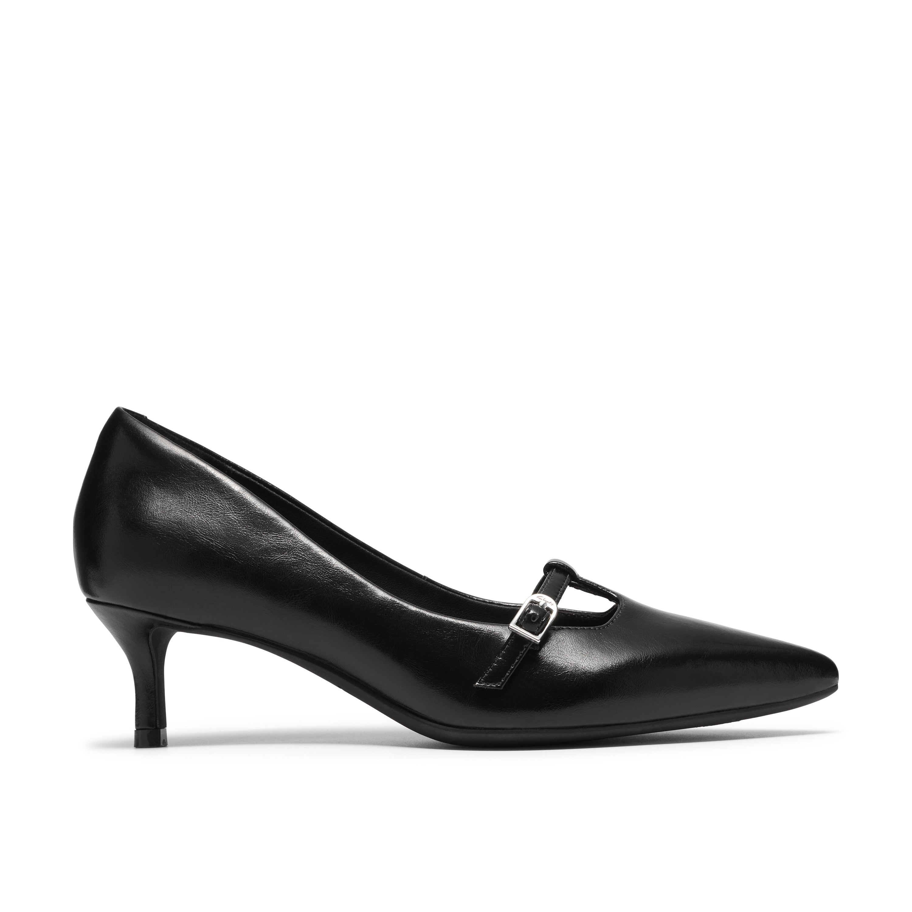 Clarks Women Black Zarey Jane Shoes