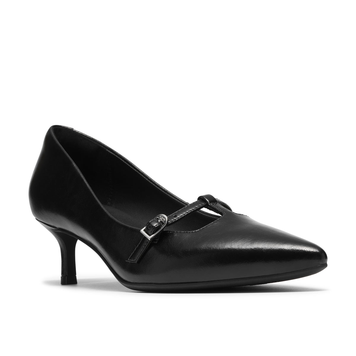 Clarks Women Black Zarey Jane Shoes