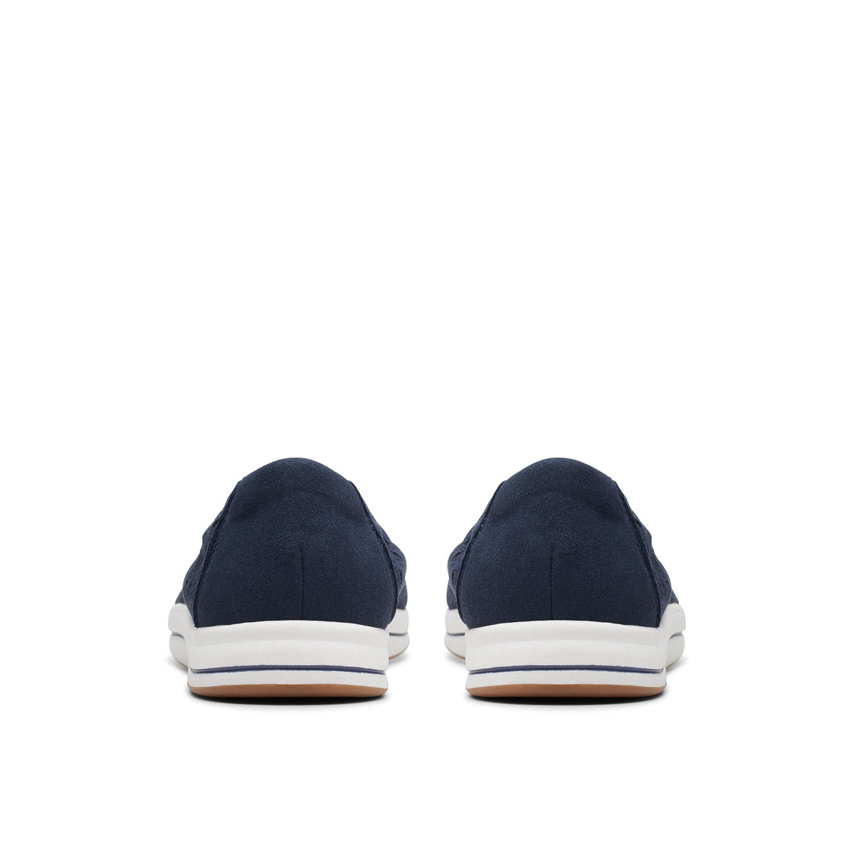 Clarks Women Blue-Navy Brinkley Roam Shoes