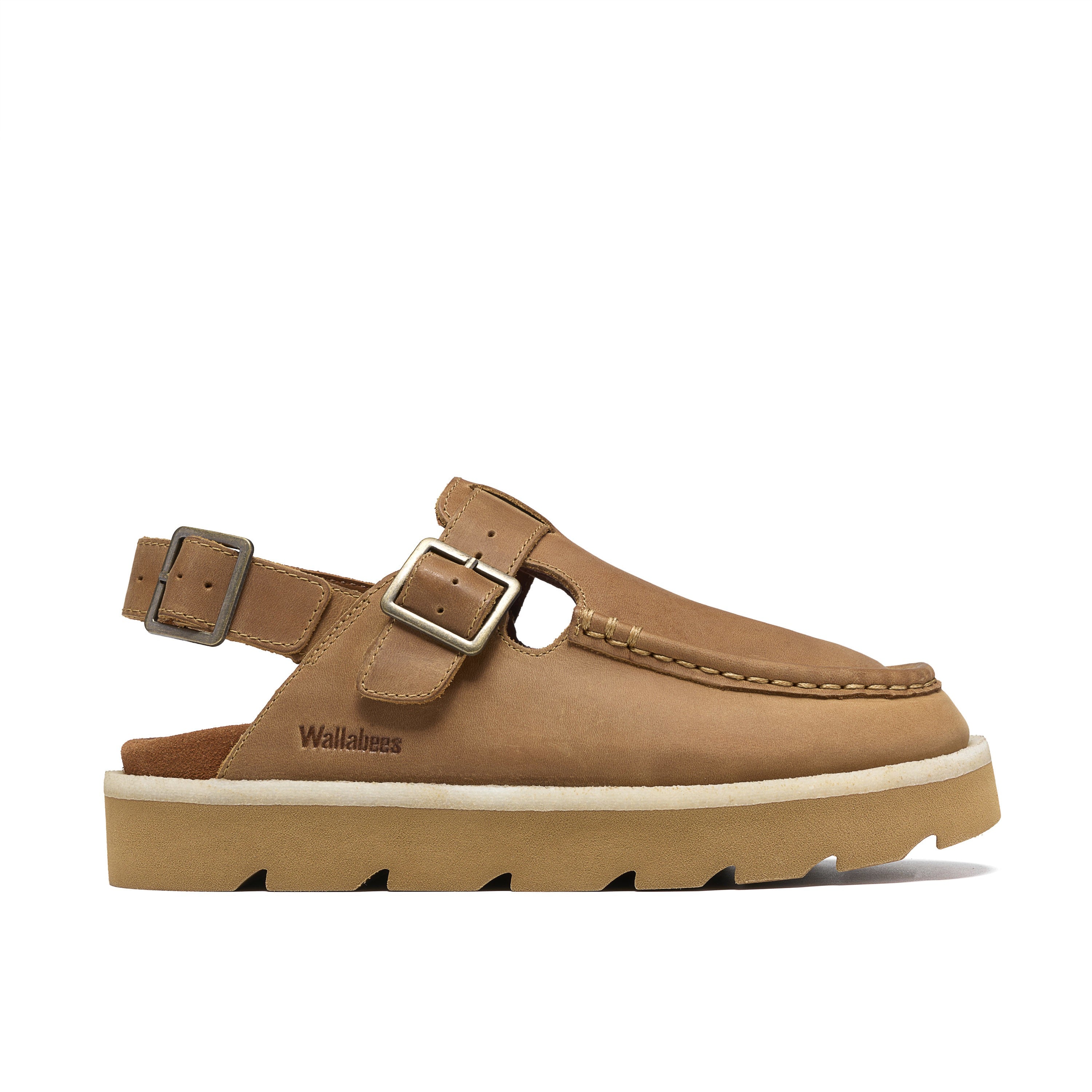 Clarks Women Tan Meare Easy Sandals