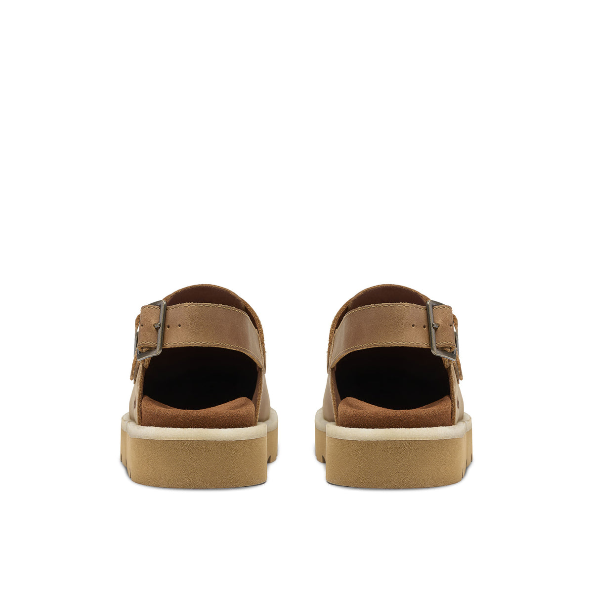 Clarks Women Tan Meare Easy Sandals