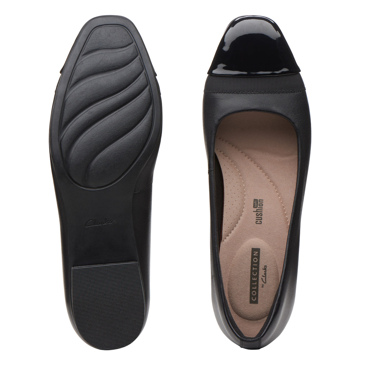 Clarks Women Black Juliet Monte Shoes