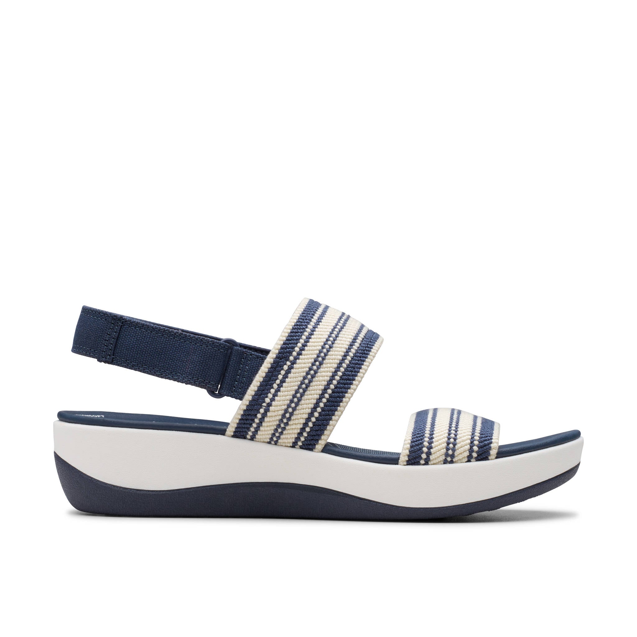 Clarks Women Arla Stroll Navy Sandal
