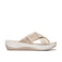 Clarks Women Arla Wave Beige Slide