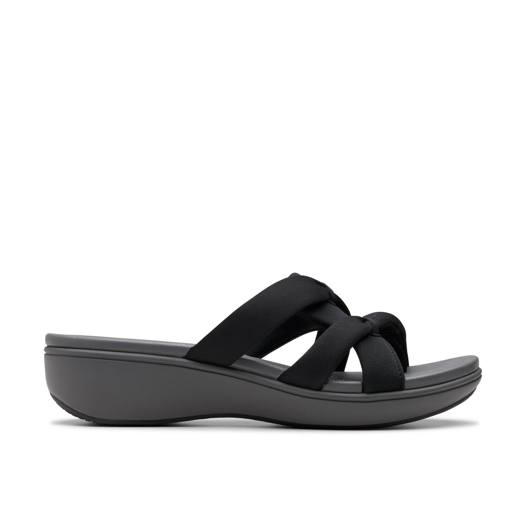 Clarks Women Brinkleyrae Cam Black Slide