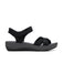 Clarks Women Arla Shore Black Sandal