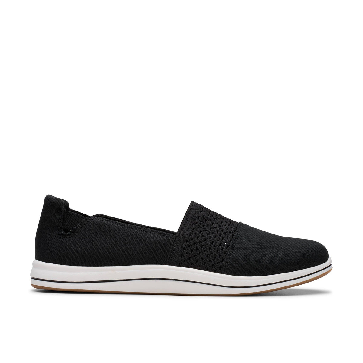 Clarks Women Brinkleyvibe Black Slip-on - Black / 3