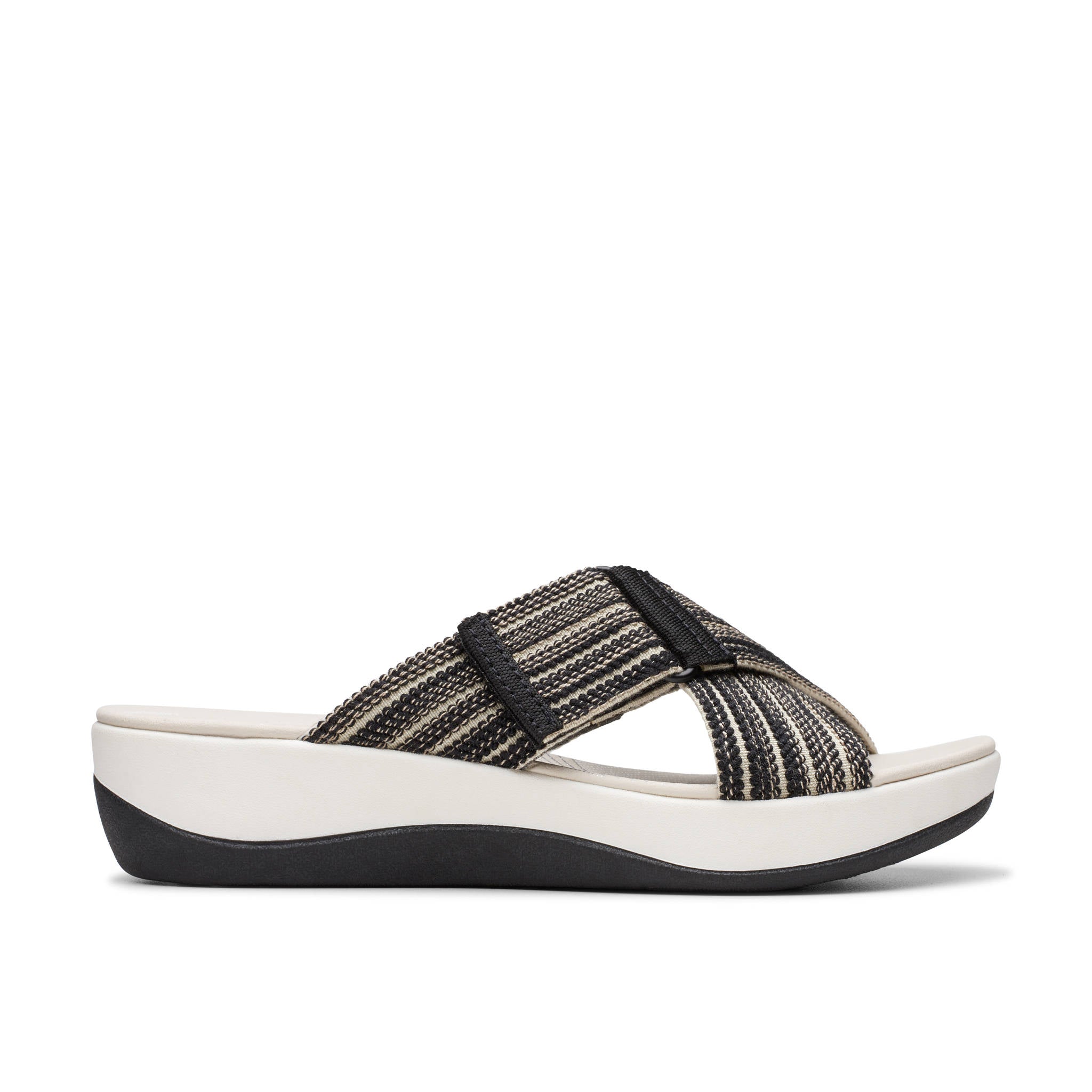 Clarks Women Arla Wave Black Slide