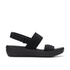 Clarks Women Arla Stroll Black Sandal