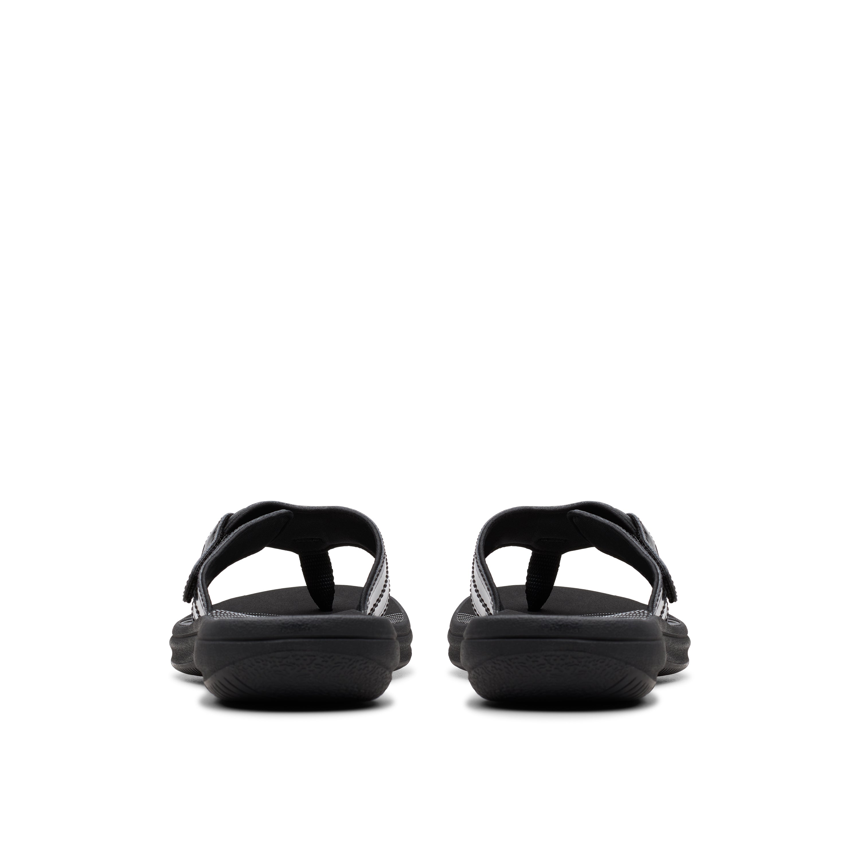 Clarks Women Black Pat Brinkley Reyna Sandals