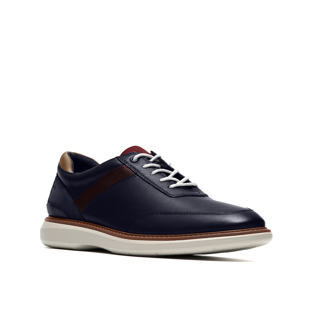 Clarks Men Blue-Navy Brantin Style Shoes