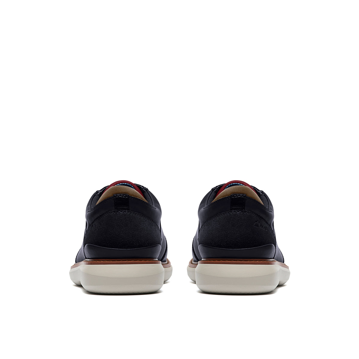 Clarks Men Blue-Navy Brantin Style Shoes