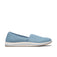 Clarks Women Brinkleystretch Light Blue Slip-On