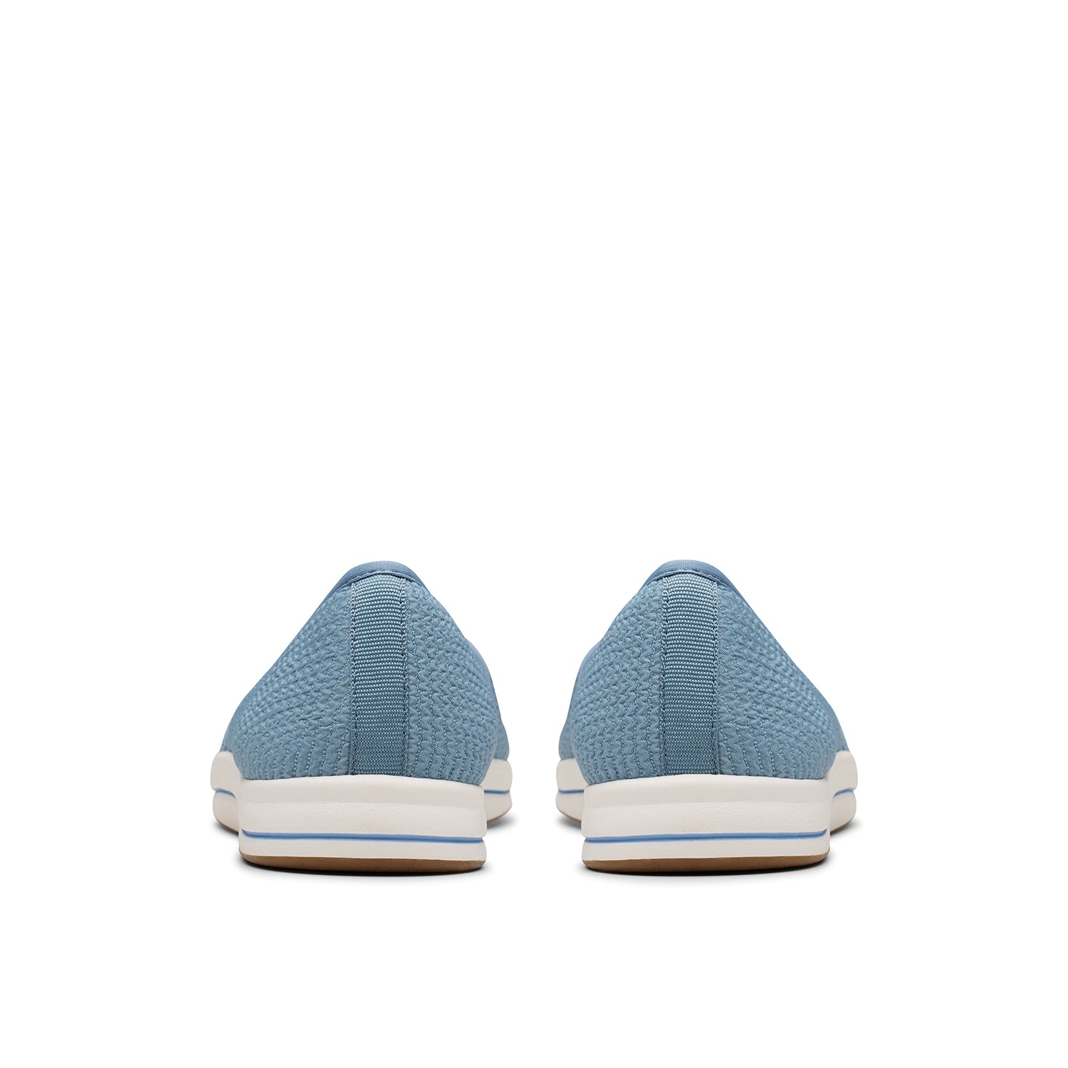 Clarks Women Brinkleystretch Light Blue Slip-On