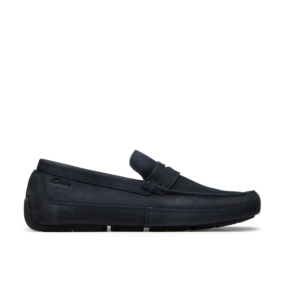 Clarks Men Blue-Navy Markman Way Shoes
