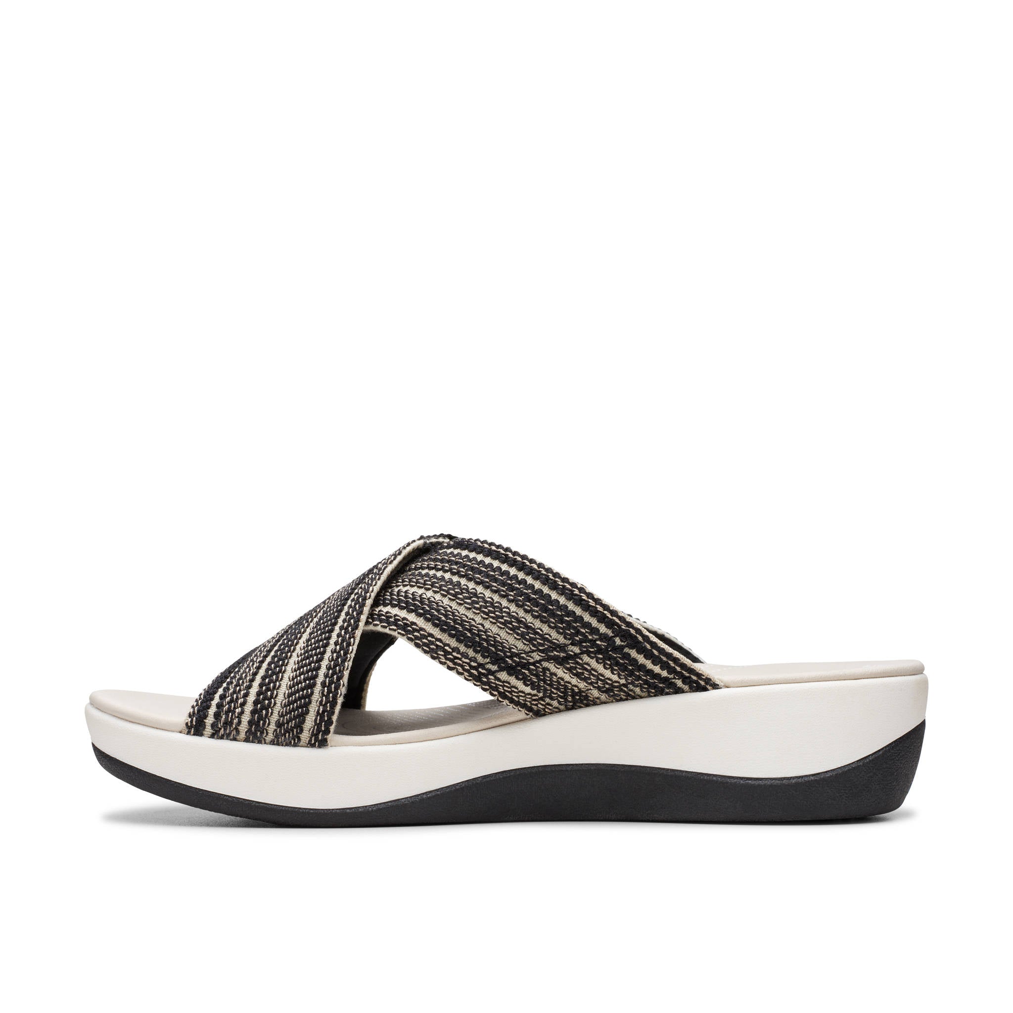 Clarks Women Arla Wave Black Slide