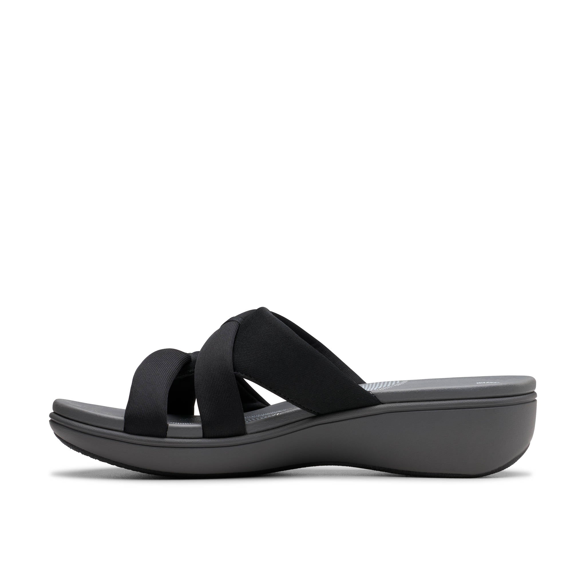 Clarks Women Brinkleyrae Cam Black Slide