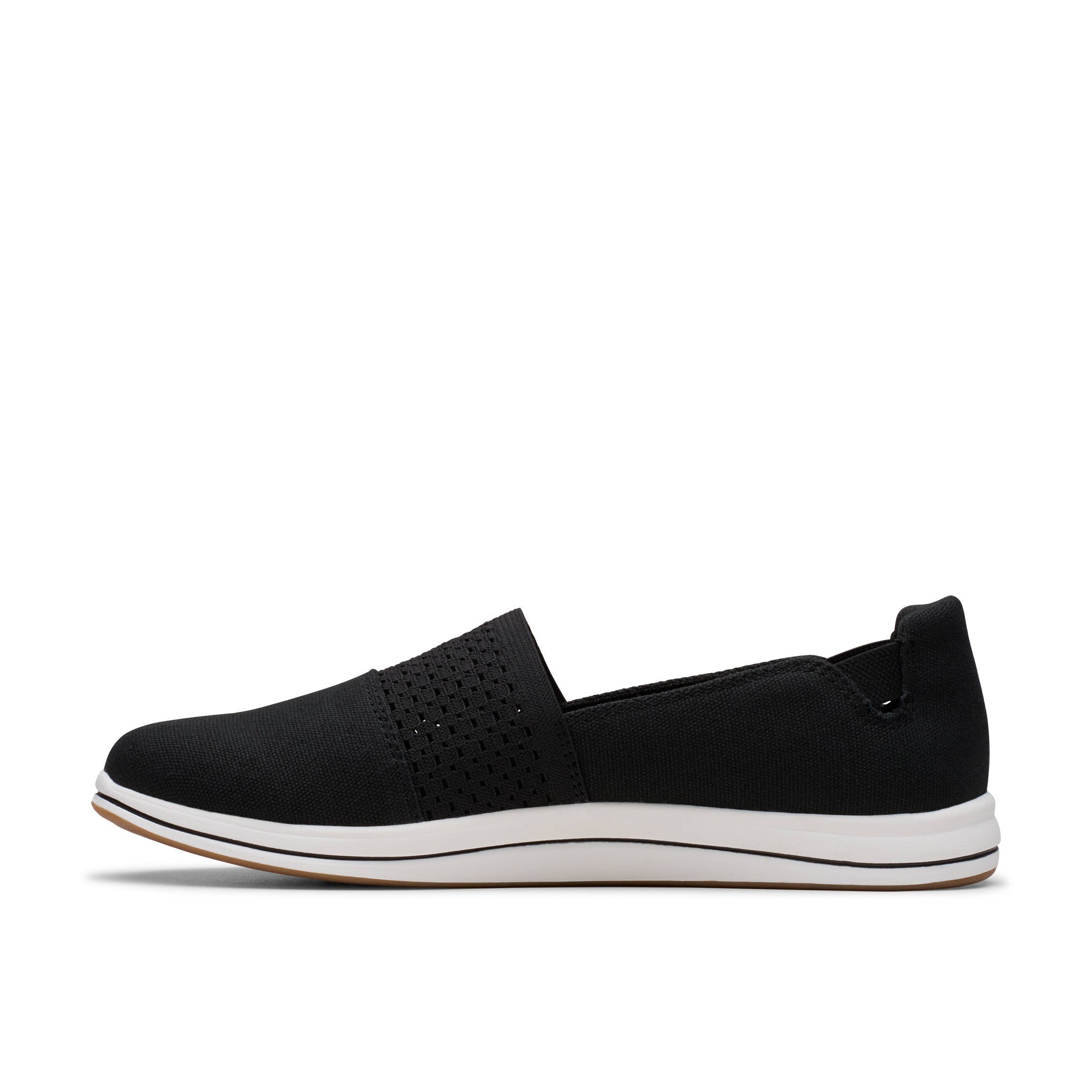 Clarks Women Brinkleyvibe Black Slip-on