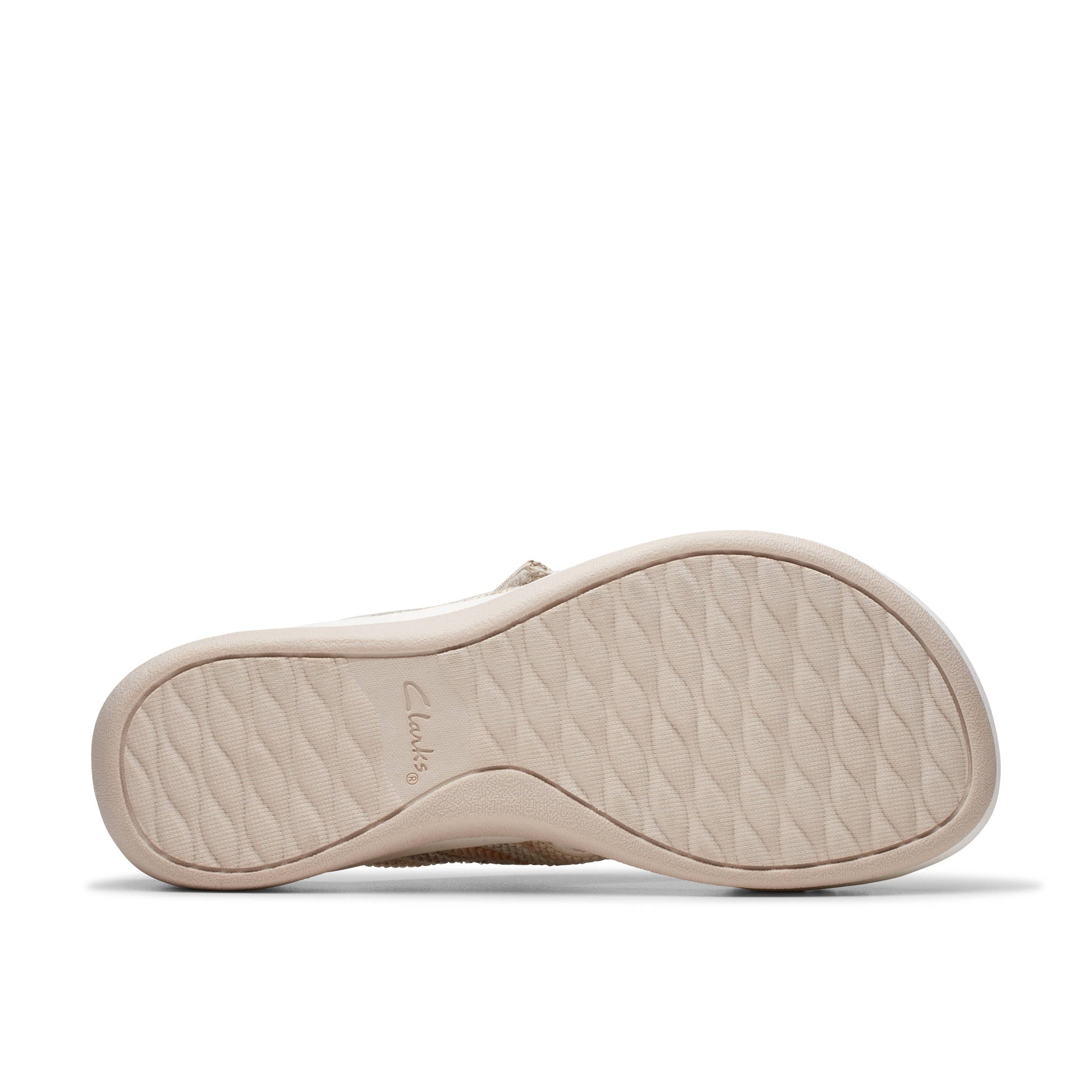 Clarks Women Arla Wave Beige Slide