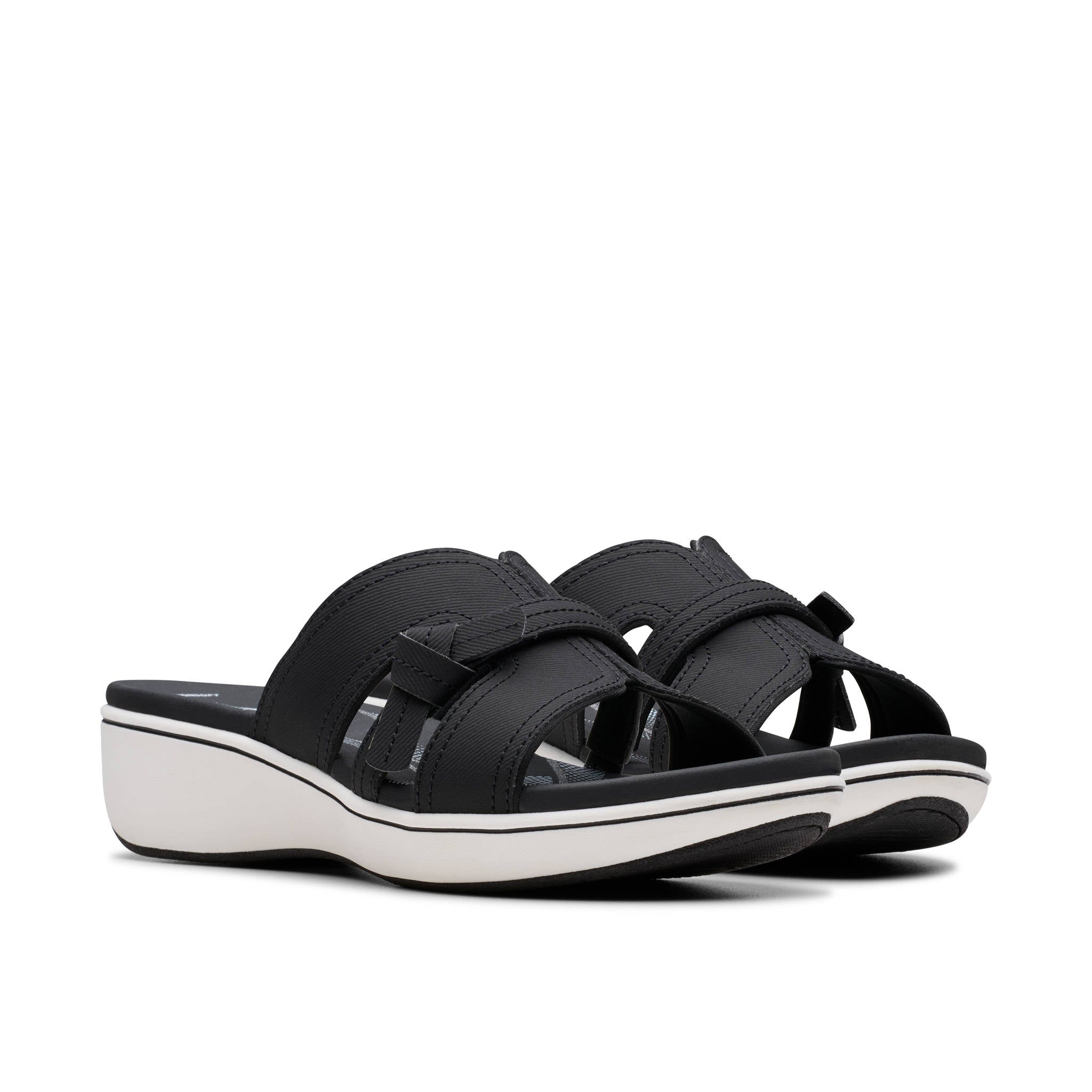 Clarks Women Brinkleyrae Mia Black Slide