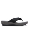 Clarks Women Arla Glison Black Flip Flop