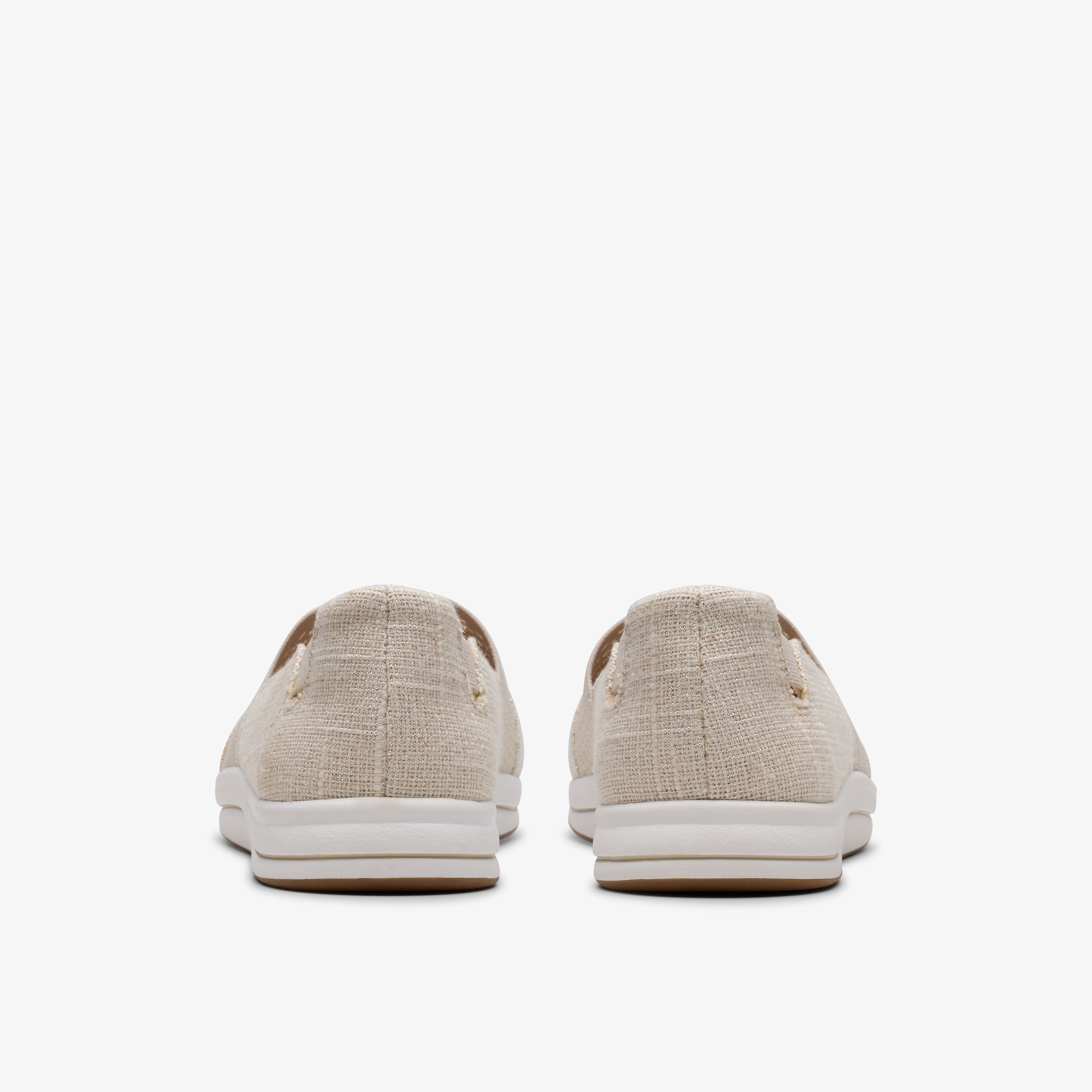 Clarks Women Brinkleyvibe Light Grey Slip-On